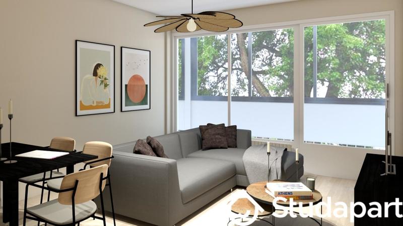 Chambre - 12 m² - 1 pièce