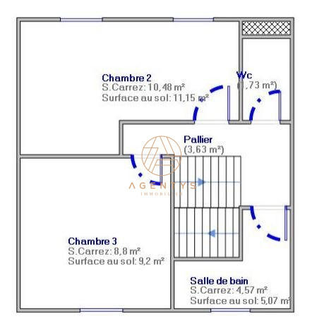 Maison - 87 m² - 6 pièces