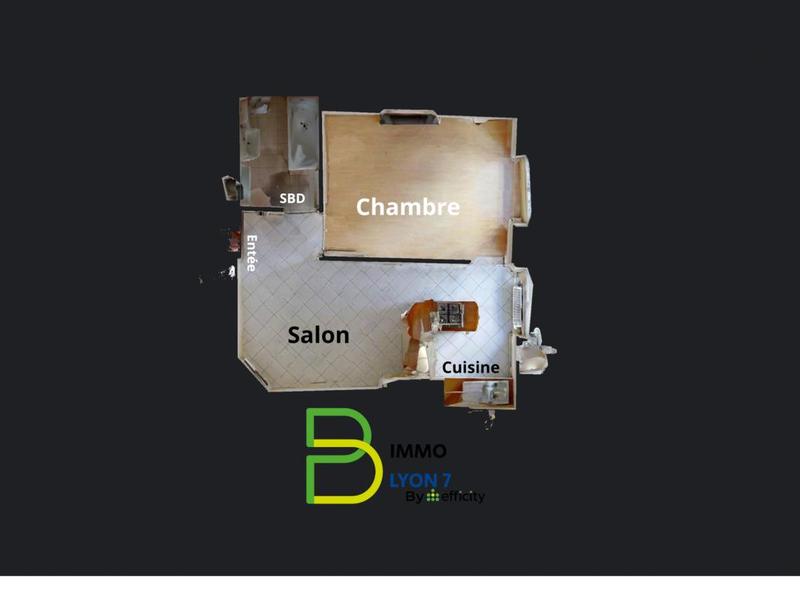 Appartement - 36 m² - 2 pièces