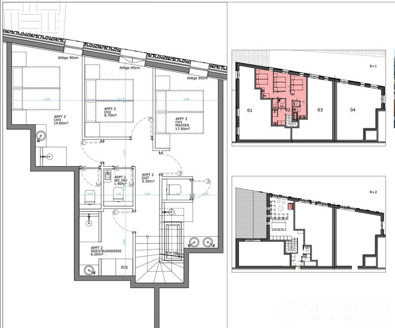 Duplex - 96 m² - 5 pièces
