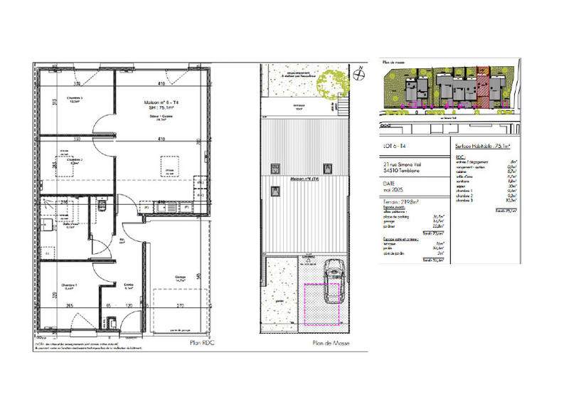 Maison - 77 m² - 4 pièces