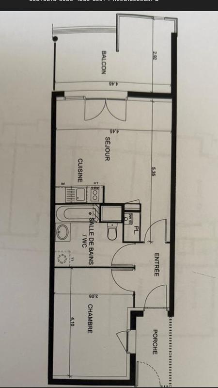 Appartement - 41 m² - 2 pièces