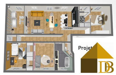 Appartement - 114 m² - 6 pièces