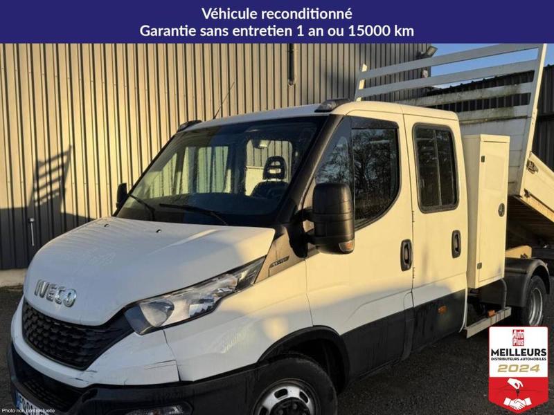 Iveco Daily 35c14 Benne Coffre Double Cabine Rj 6 places