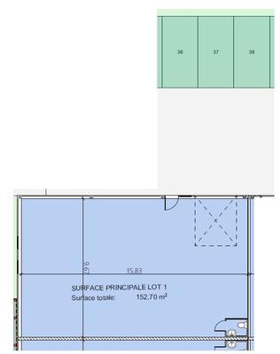 Local d'activités - 124 m²