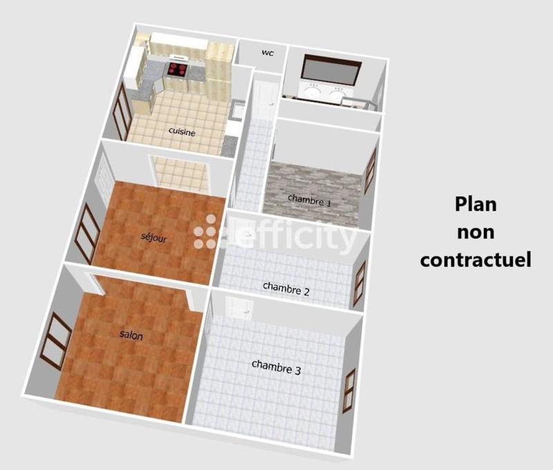 Pavillon - 91 m² - 5 pièces