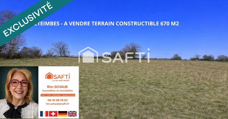Terrain - 670 m²