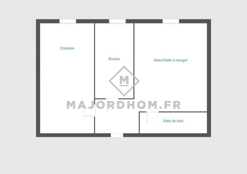 Appartement - 35 m² - 3 pièces