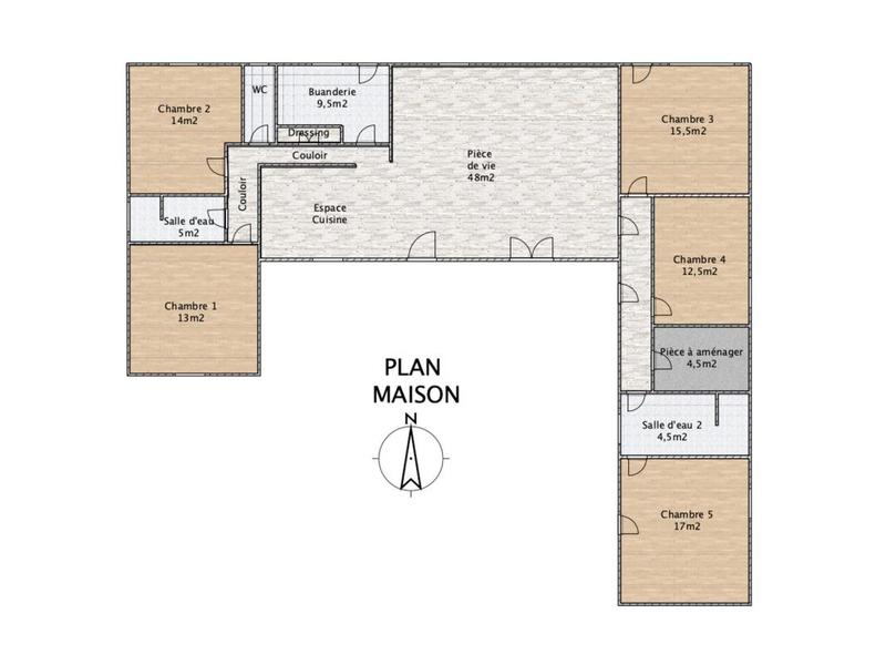 Pavillon - 162 m² - 7 pièces