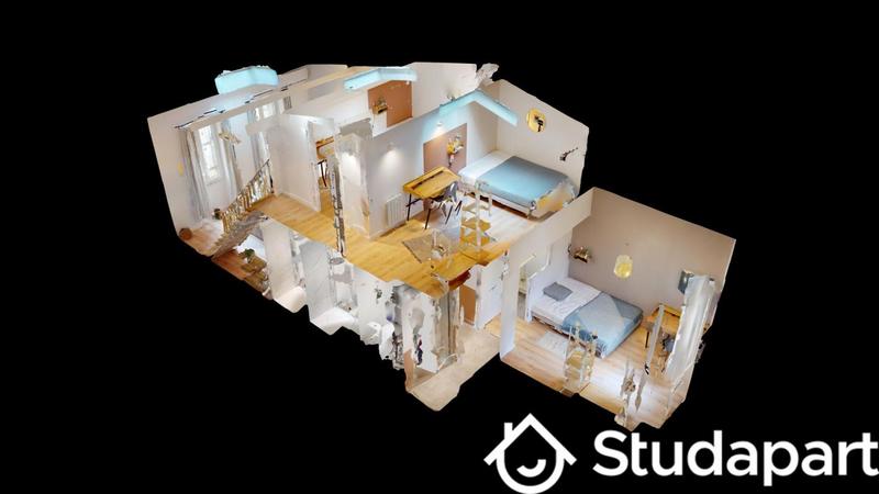 Chambre - 11 m² - 1 pièce