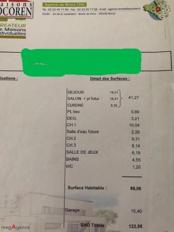 Maison - 88 m² - 5 pièces