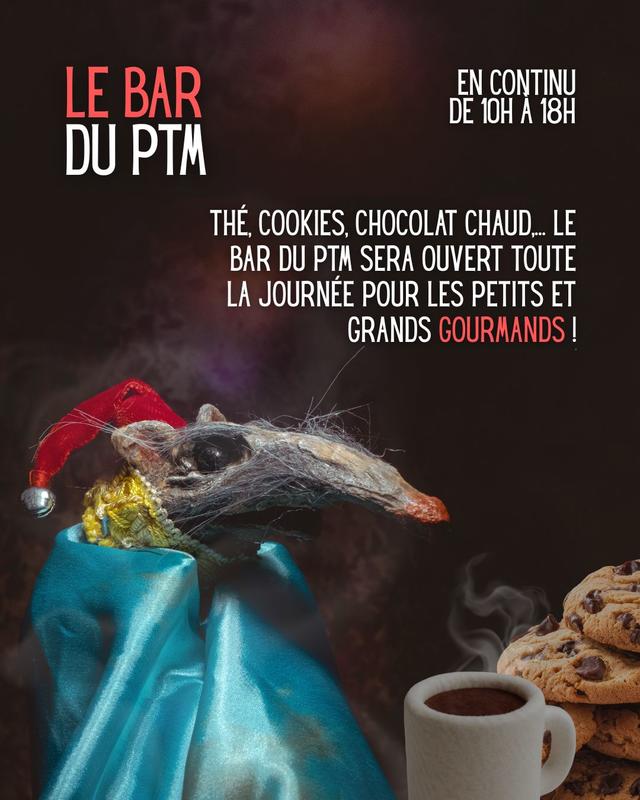 Ateliers Marionnette, Boutique de Noël, boissons chaudes