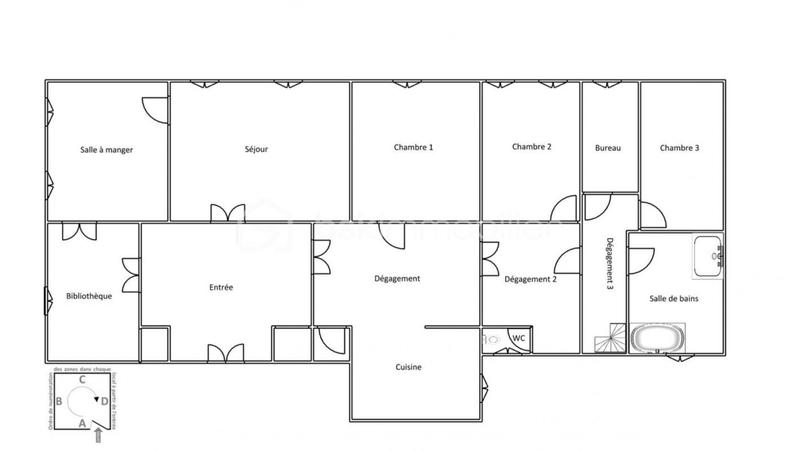 Appartement - 175 m² - 8 pièces