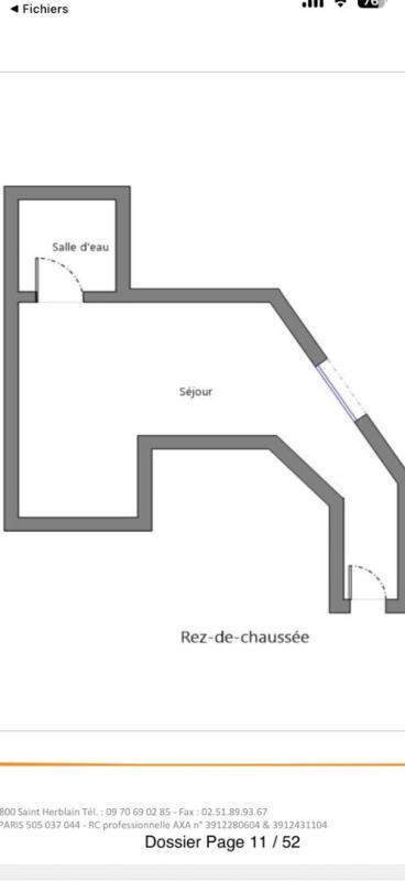 Appartement - 22 m² - 1 pièce