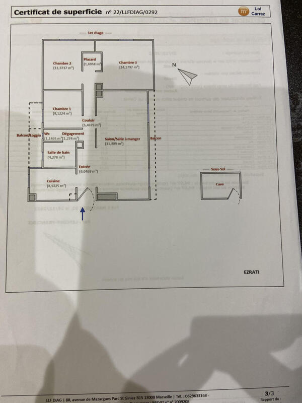 Appartement - 95 m² - 5 pièces