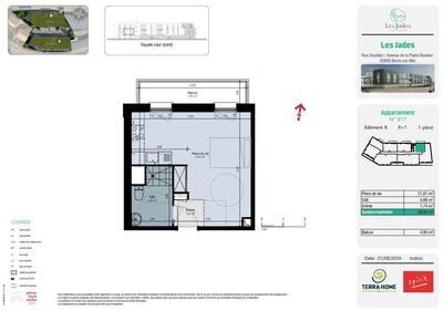 Appartement - 28 m² - 1 pièce