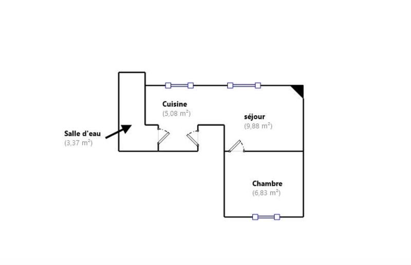 Appartement - 25 m² - 1 pièce