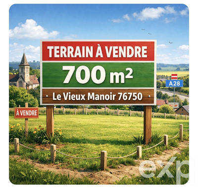 Terrain - 700 m²