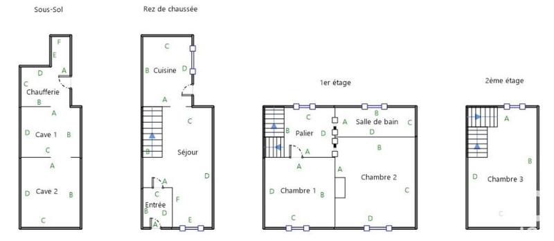 Maison - 79 m² - 4 pièces