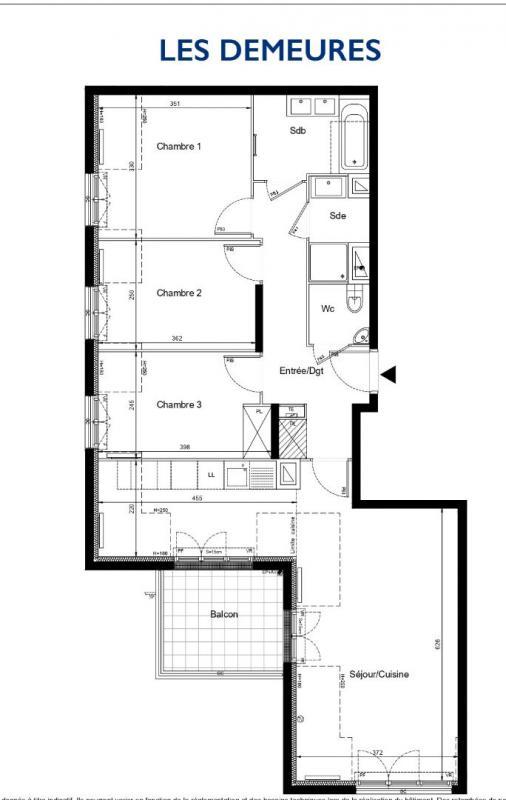 Appartement - 83 m² - 4 pièces