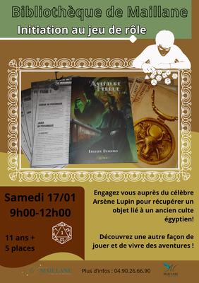 Initiation jeux de rôle