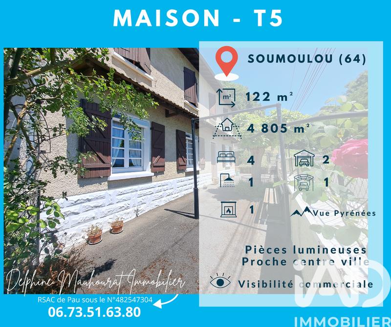 Maison - 122 m² - 6 pièces