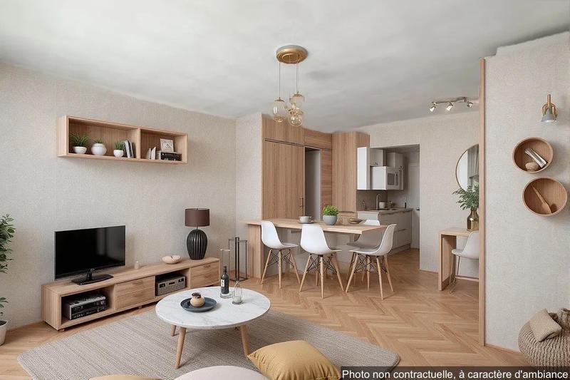 Appartement - 53 m² - 3 pièces