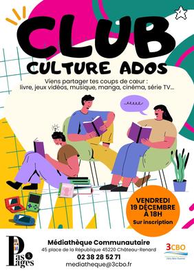 Club Culture Ados