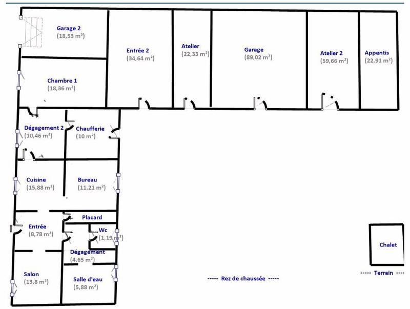 Maison - 195 m² - 9 pièces