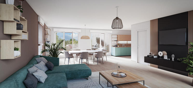 Appartement - 75 m² - 3 pièces