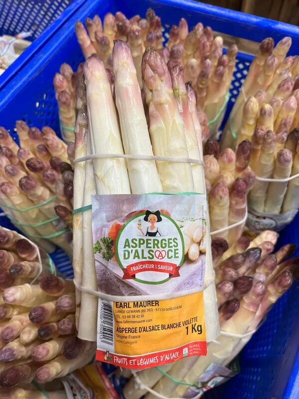 Les repas Asperges d'Alsace pour groupes