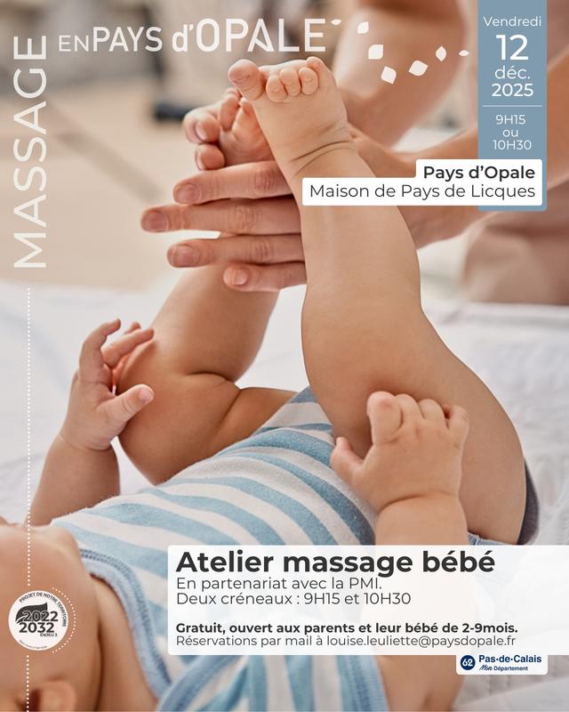 Atelier massage bébé