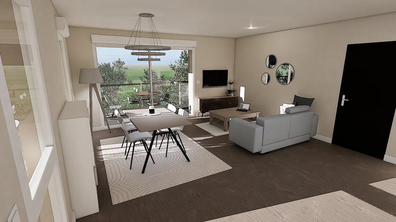 Appartement - 74 m² - 3 pièces