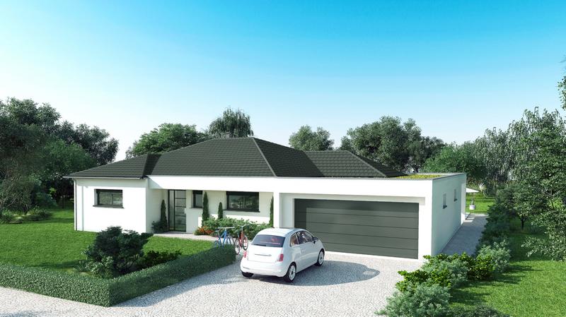 Maison contemporaine - 128 m² - 4 pièces