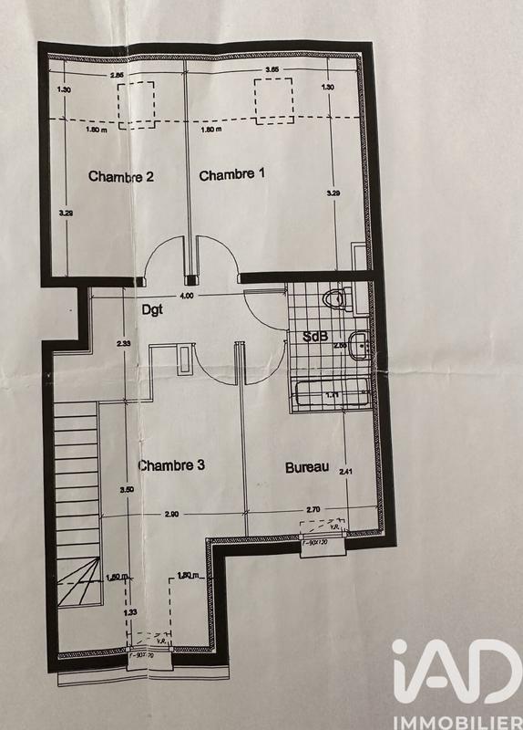 Duplex - 96 m² - 5 pièces
