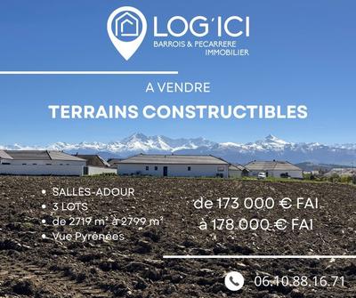 Terrain constructible - 2 719 m²