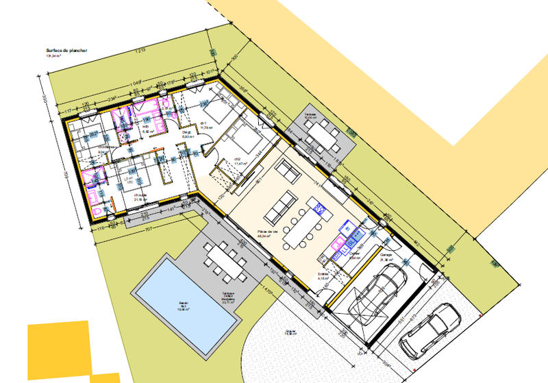 Maison - 128 m² - 5 pièces