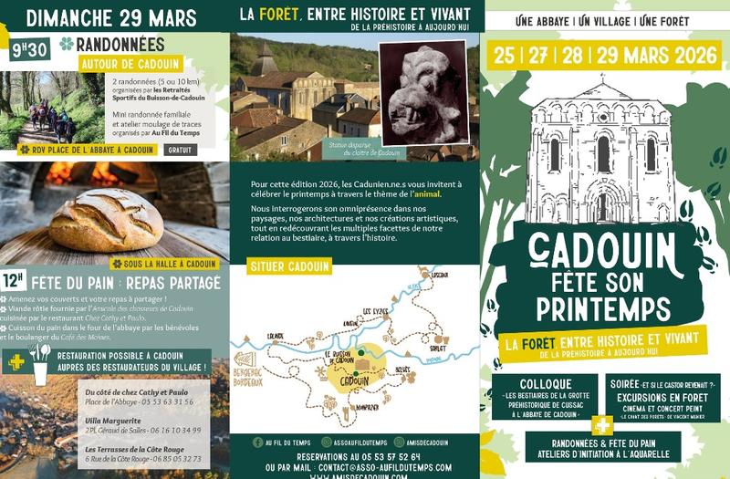 Cadouin fête son printemps