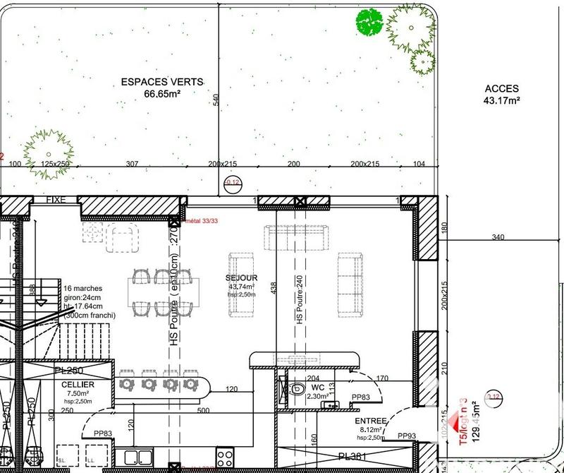 Maison - 129 m² - 5 pièces