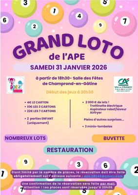 Grand loto de l'Ape