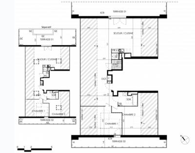 Appartement - 86 m² - 3 pièces