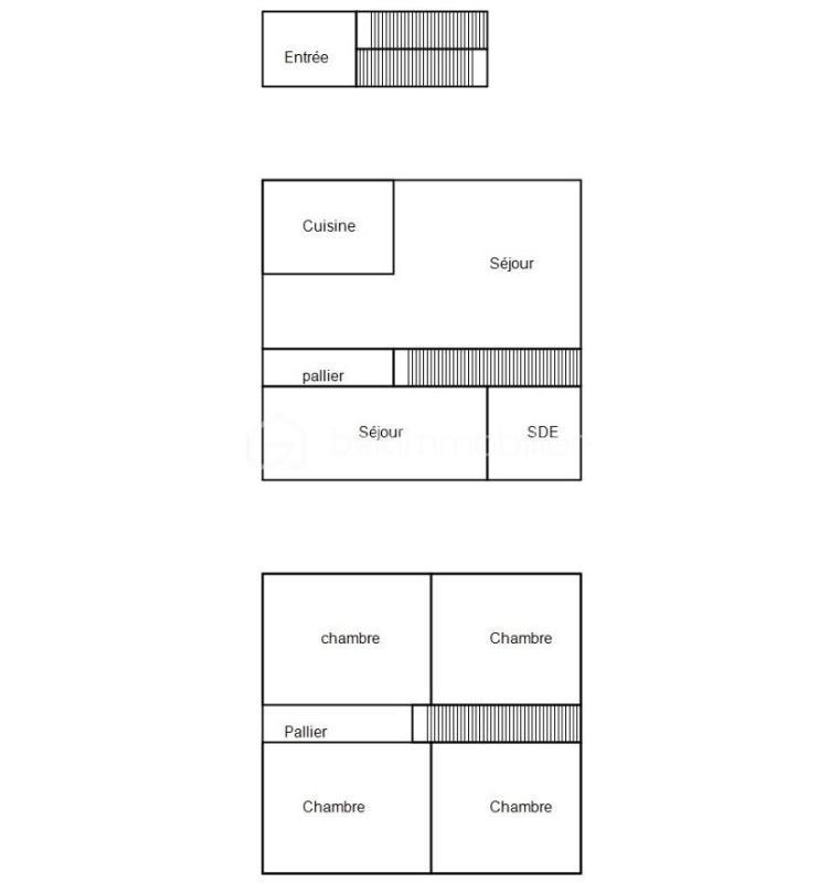 Maison de village - 98 m² - 6 pièces