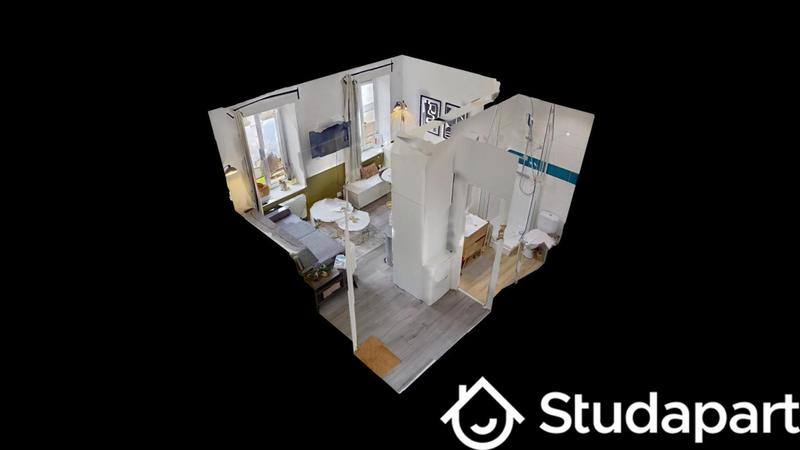 Chambre - 13 m² - 1 pièce