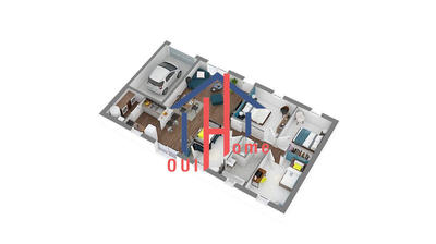 Maison - 75 m² - 4 pièces