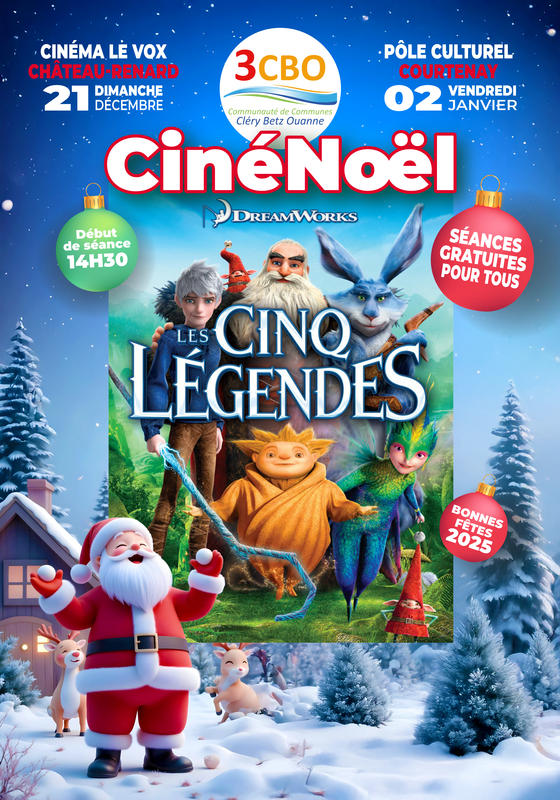 Ciné Noël :  &quot;Les cinq légendes&quot;
