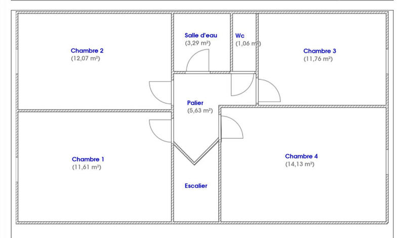Maison - 105 m² - 6 pièces