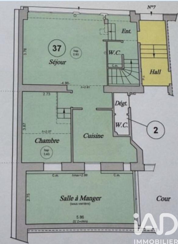 Appartement - 80 m² - 4 pièces