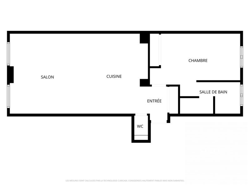 Appartement - 57 m² - 2 pièces