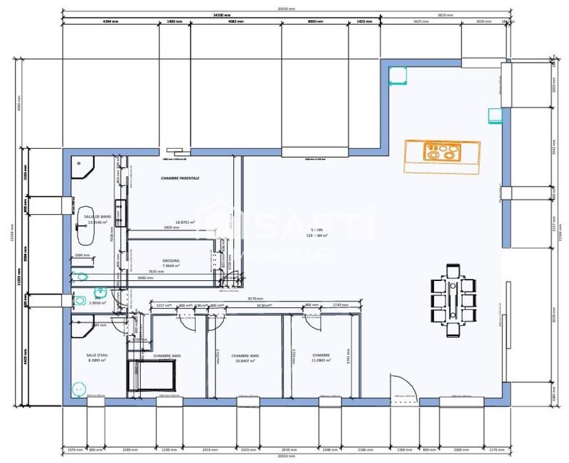 Ferme - 210 m² - 5 pièces