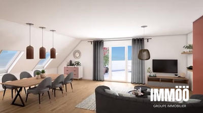 Appartement - 72 m² - 3 pièces